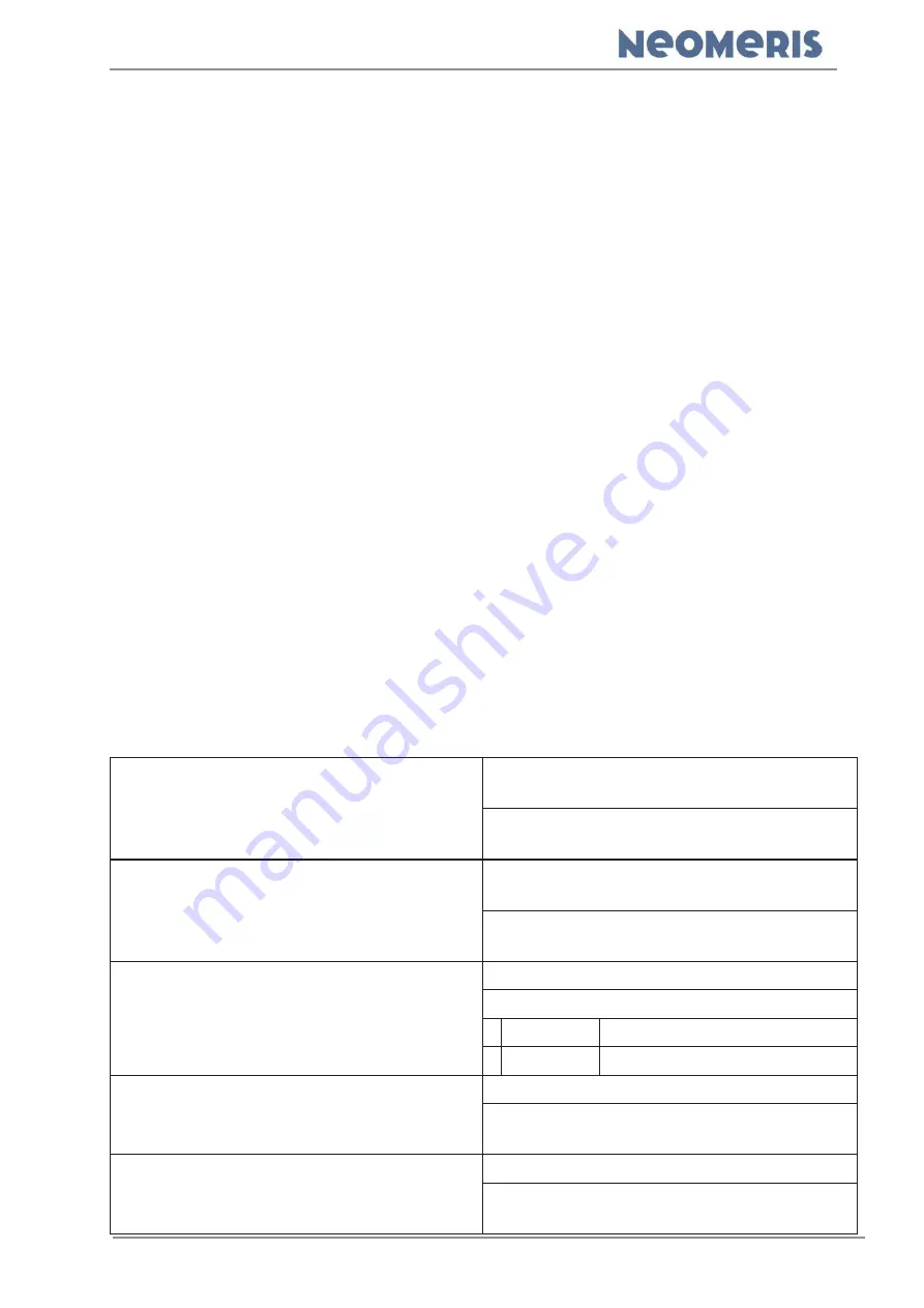 Neomeris CONTROL DES Скачать руководство пользователя страница 53