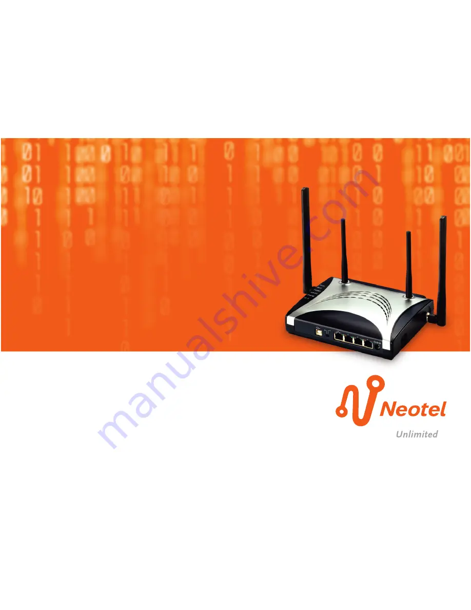 Neotel NeoFlex Data User Manual Download Page 1