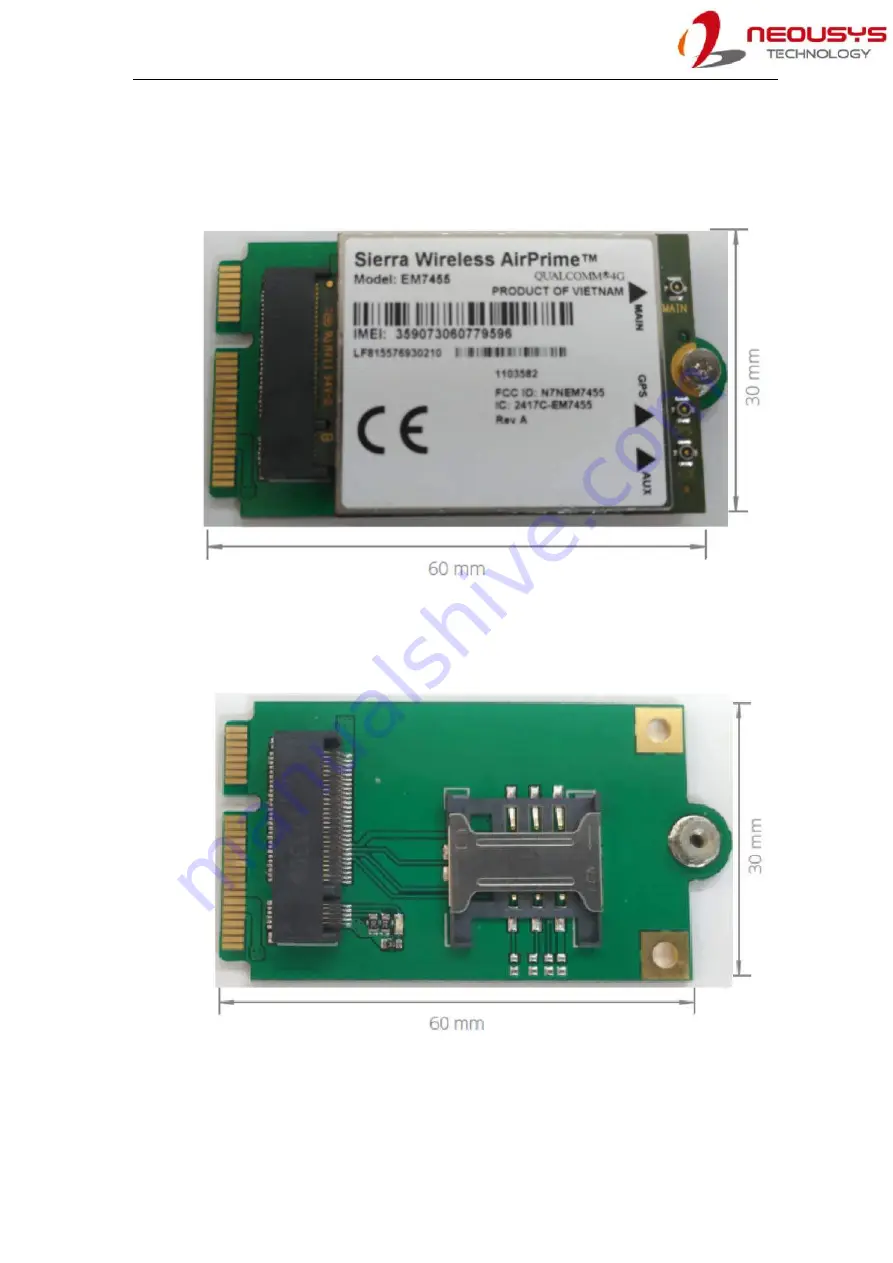 Neousys Technology NSIO-LTE-7455 Скачать руководство пользователя страница 11