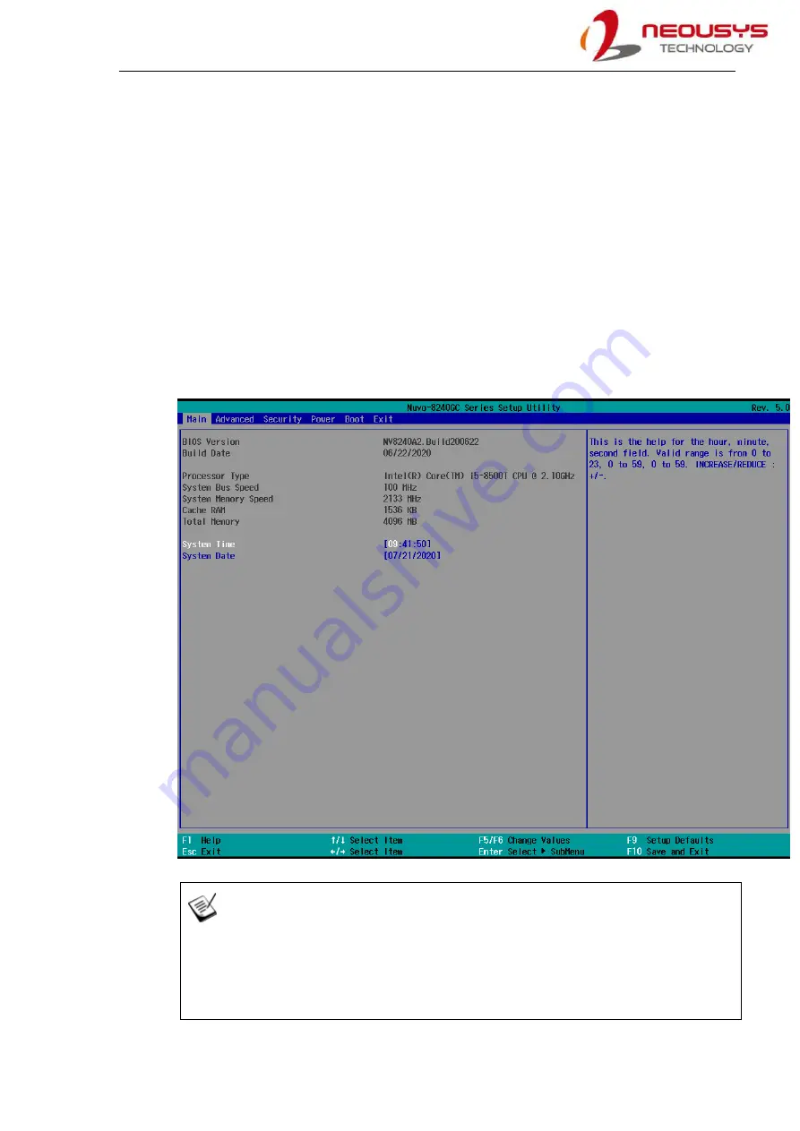 Neousys Technology Nuvo-8240GC Series User Manual Download Page 82