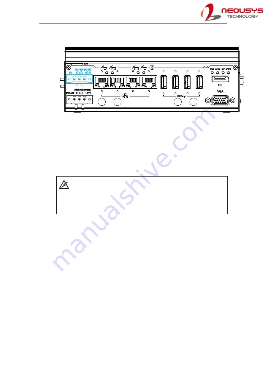 Neousys Technology POC-551VTC Series Скачать руководство пользователя страница 20