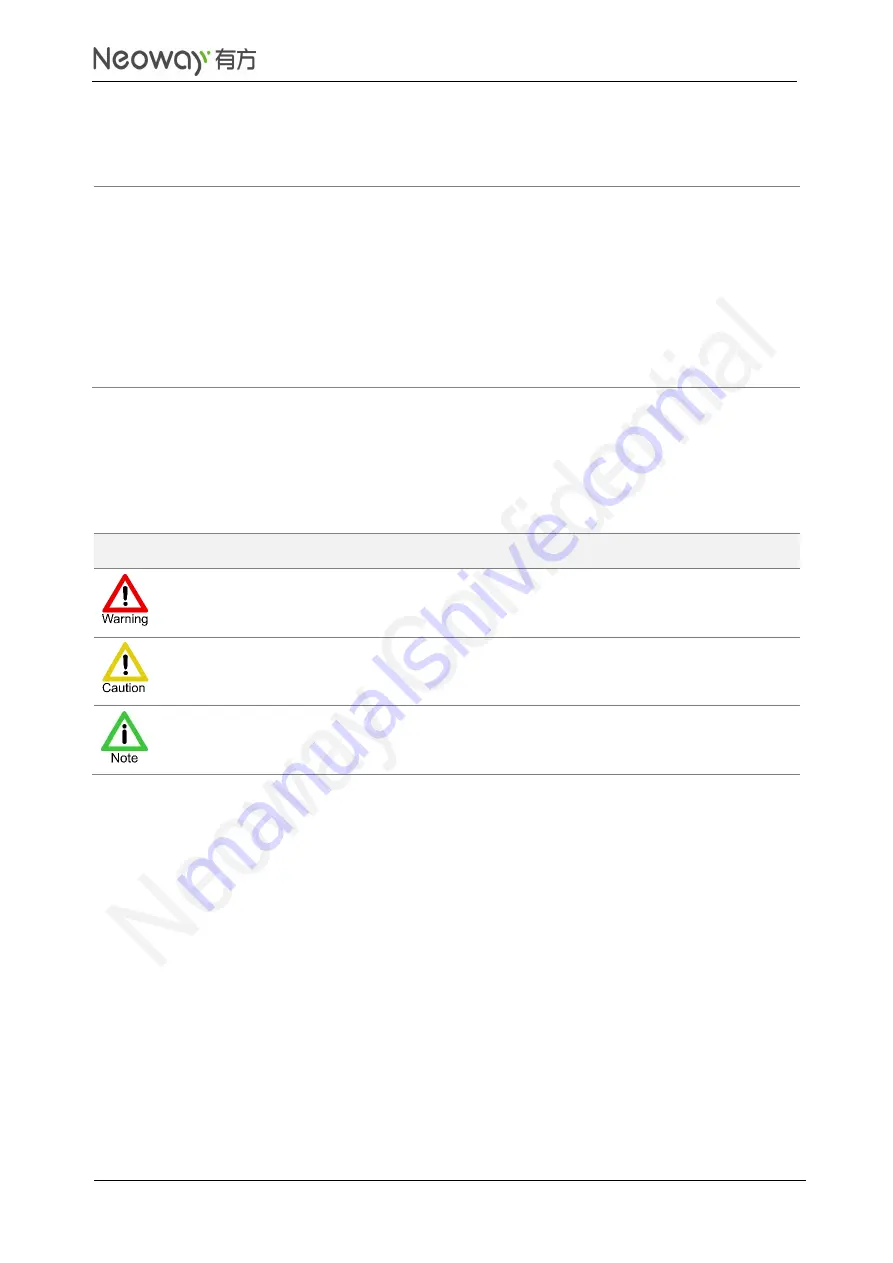 Neoway N720 Hardware User'S Manual Download Page 10