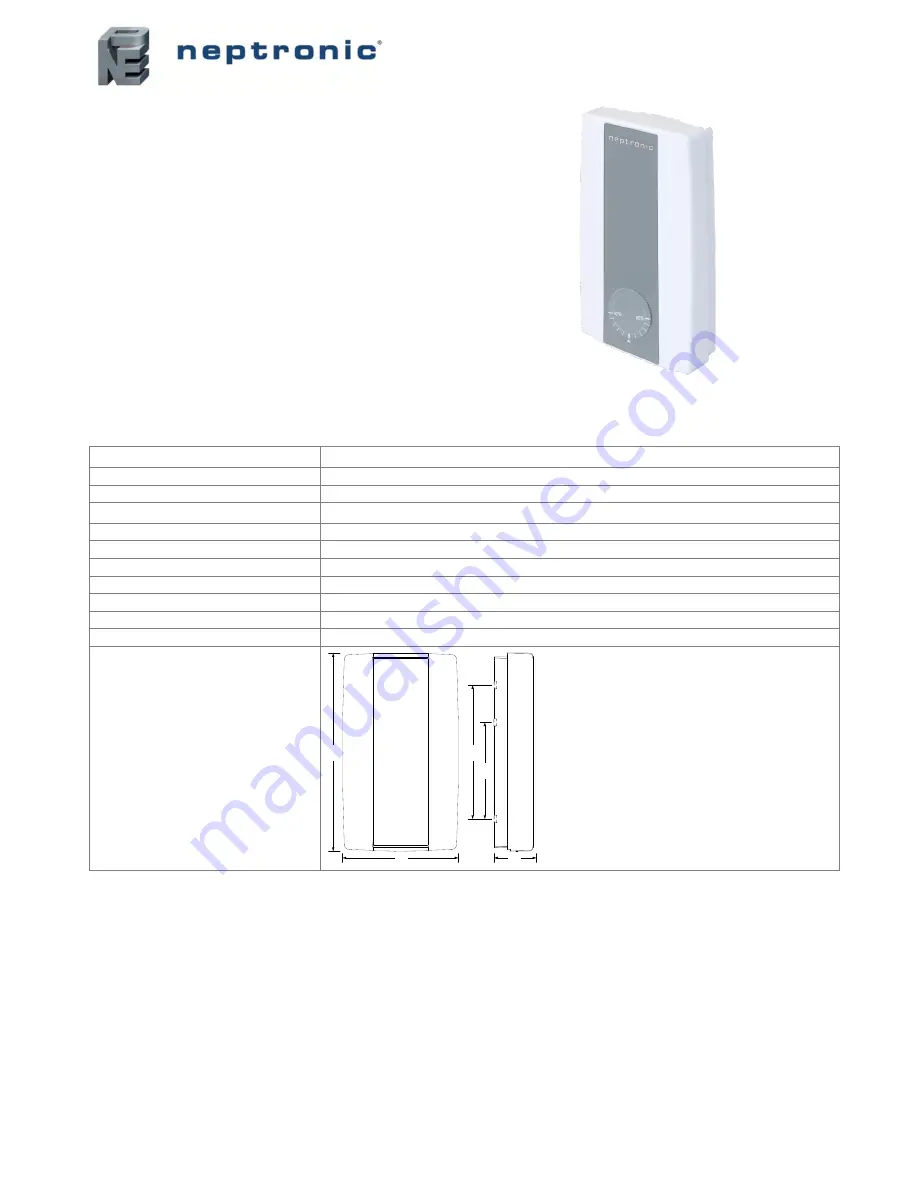 Neptronic HRC20 Скачать руководство пользователя страница 1