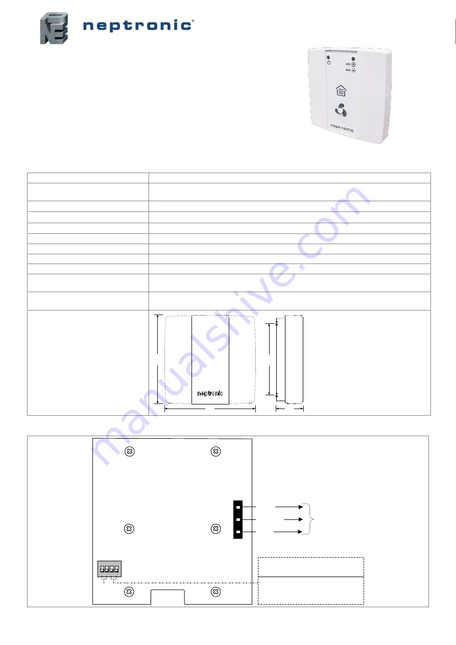 Neptronic IMC10 Скачать руководство пользователя страница 1