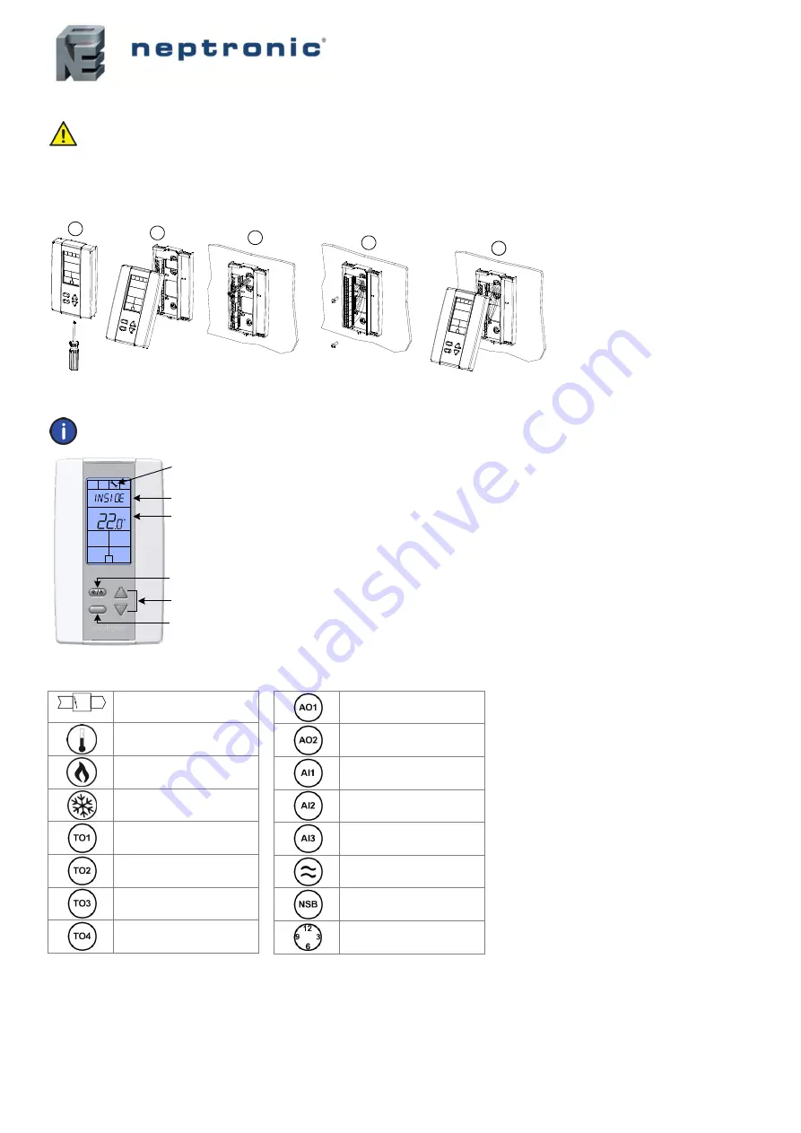 Neptronic TRO24T4XYZ1 Specification And Installation Instructions Download Page 3