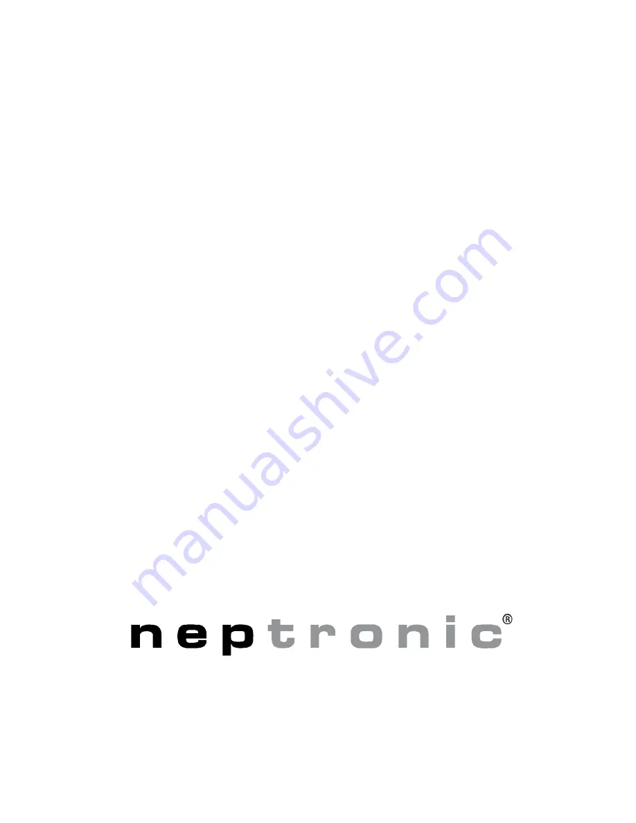 Neptronic TROB24 Series Скачать руководство пользователя страница 12