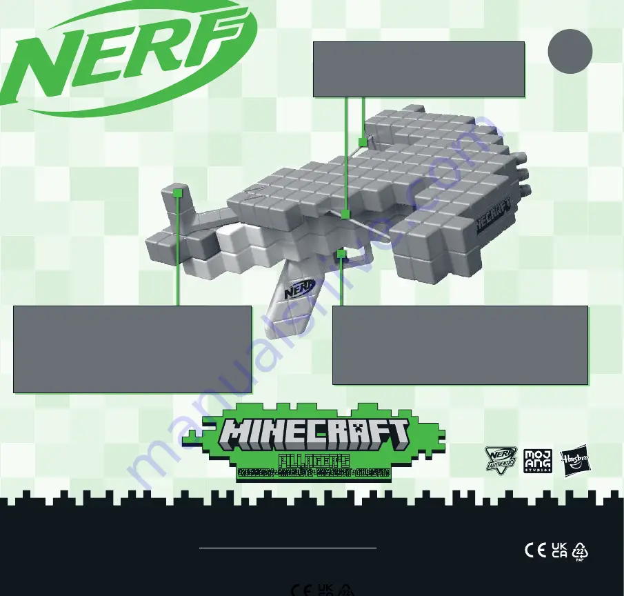 Nerf MINECRAFT PILLAGER'S CROSSBOW Quick Start Manual Download Page 1