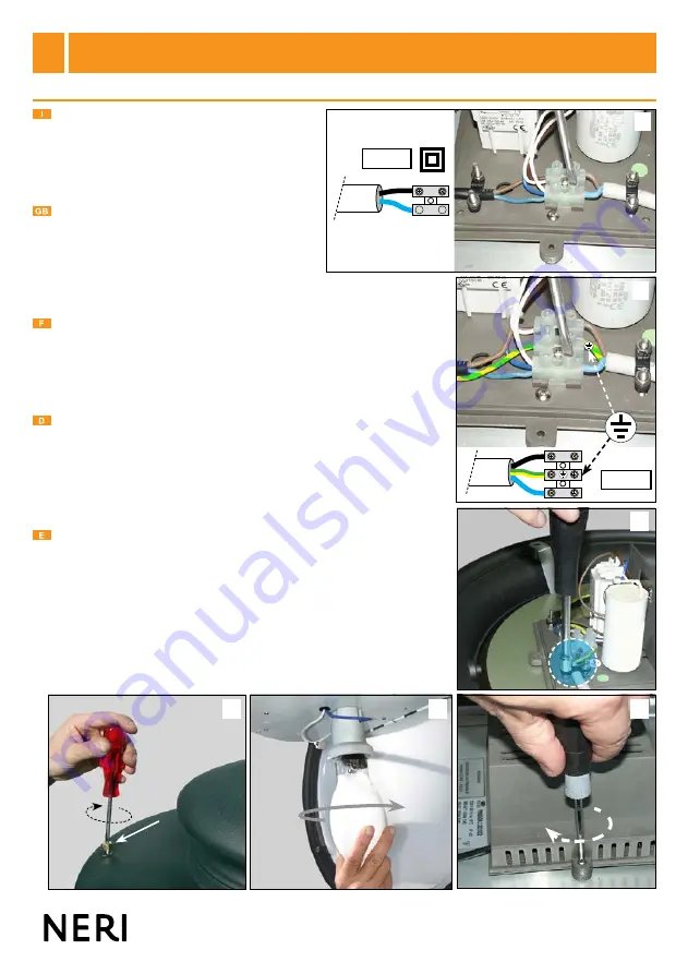 NERI LIGHT 500 Instruction Booklet Download Page 14