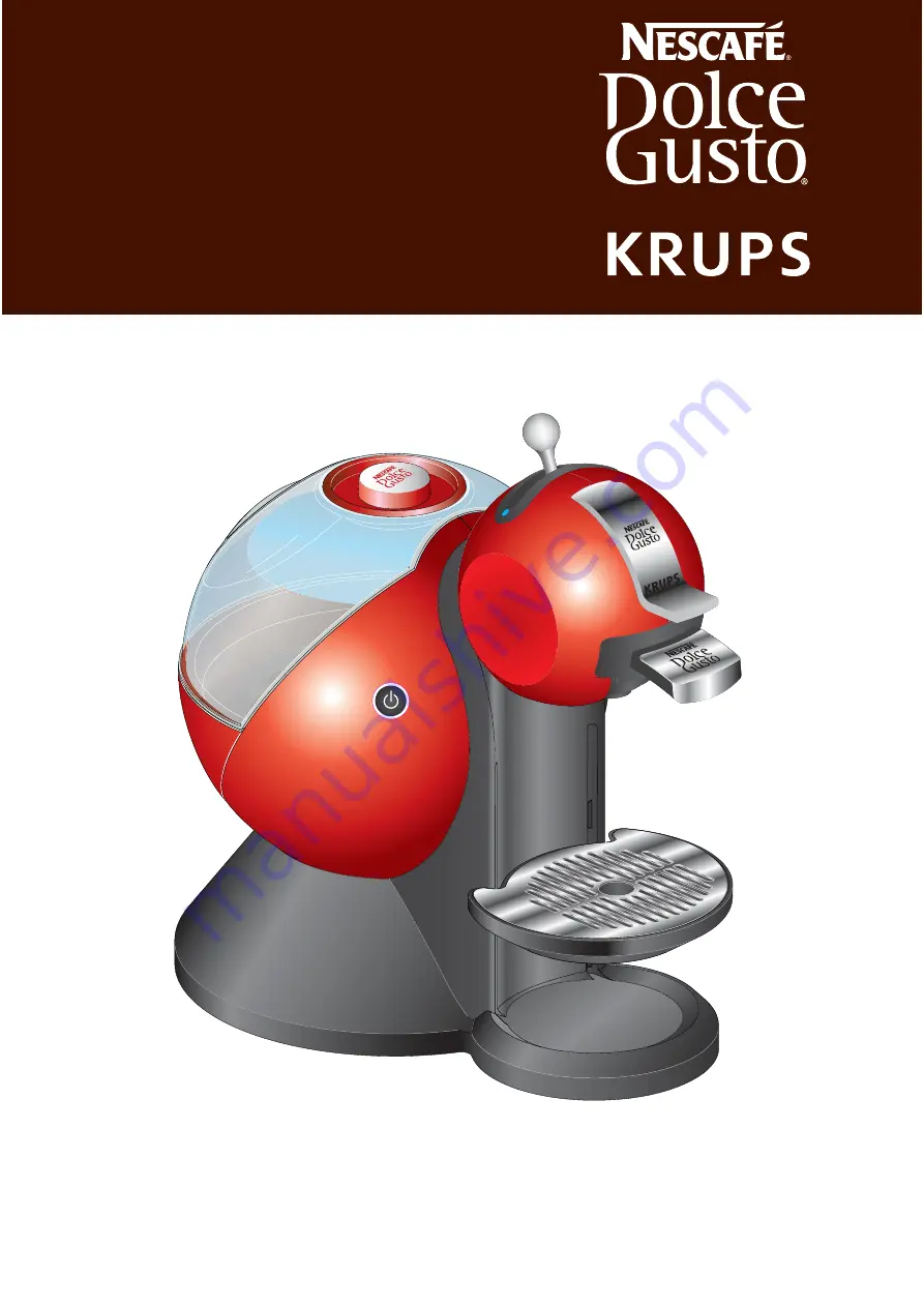 Nescafe Dolce Gusto KRUPS KP 2100 Скачать руководство пользователя страница 1