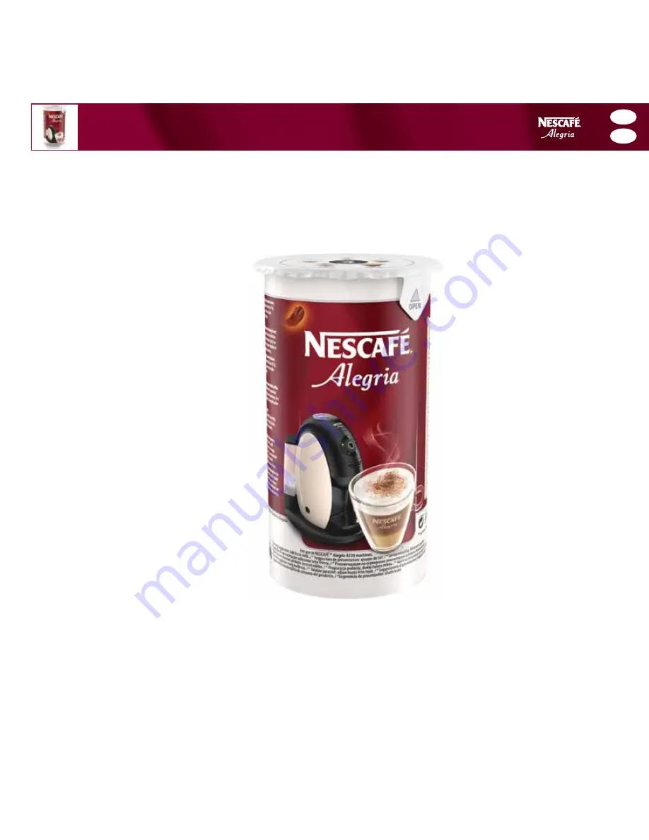 Nescafe alegria A510-1.0 User Manual Download Page 47