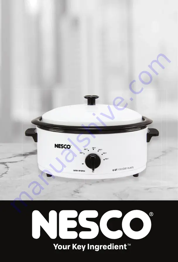 Nesco 4816 Series Care & Use Manual With Recipes Download Page 1