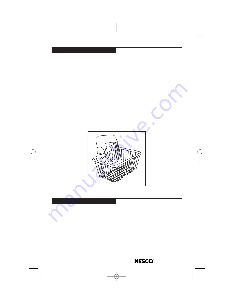 Nesco DF-1241 Use/Care And Recipe Manual Download Page 6