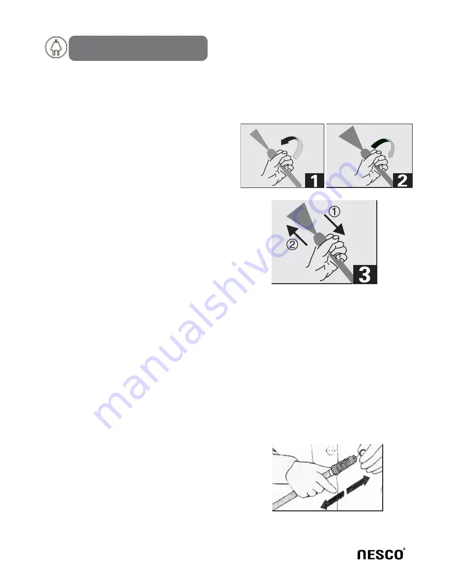 Nesco NC-551 Instruction Manual Download Page 20