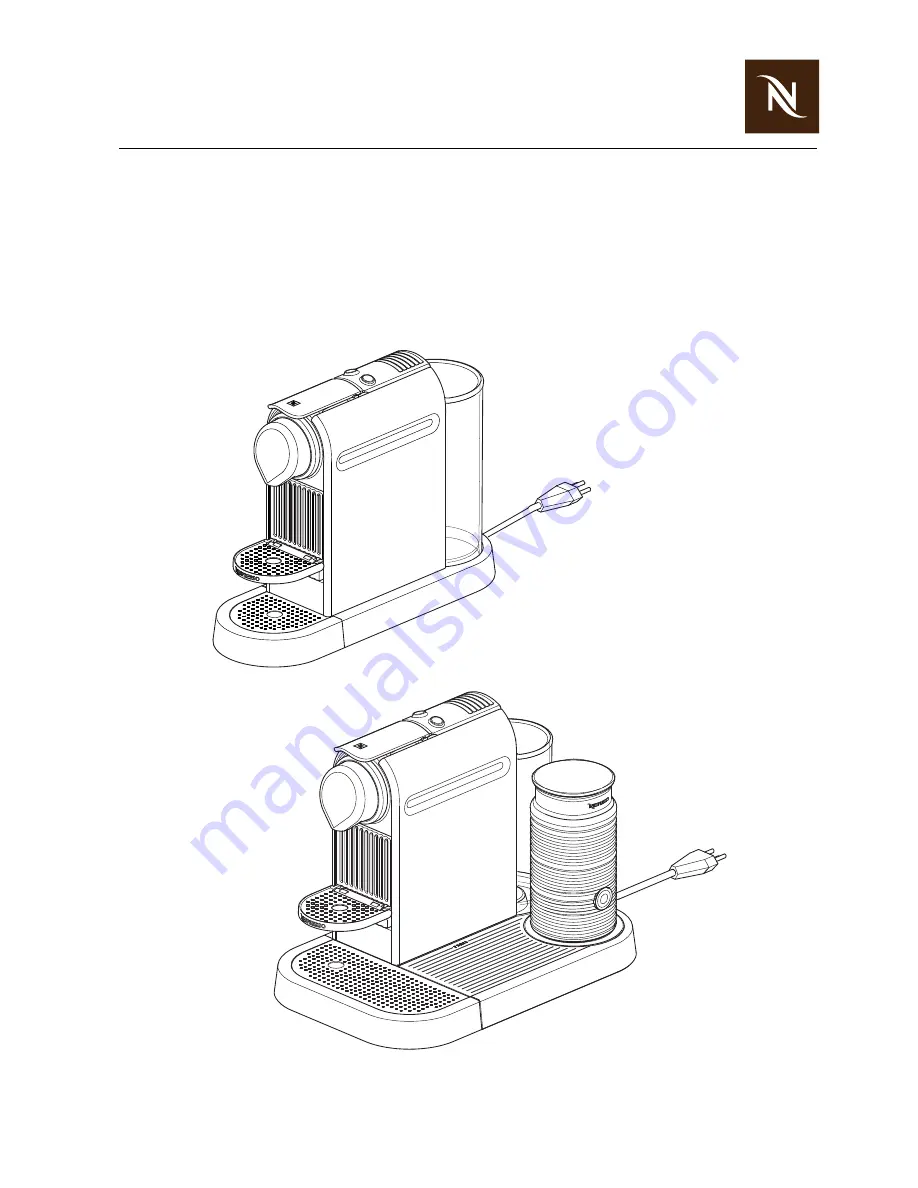 Nespresso EF 451 C 111 Service Manual Download Page 1