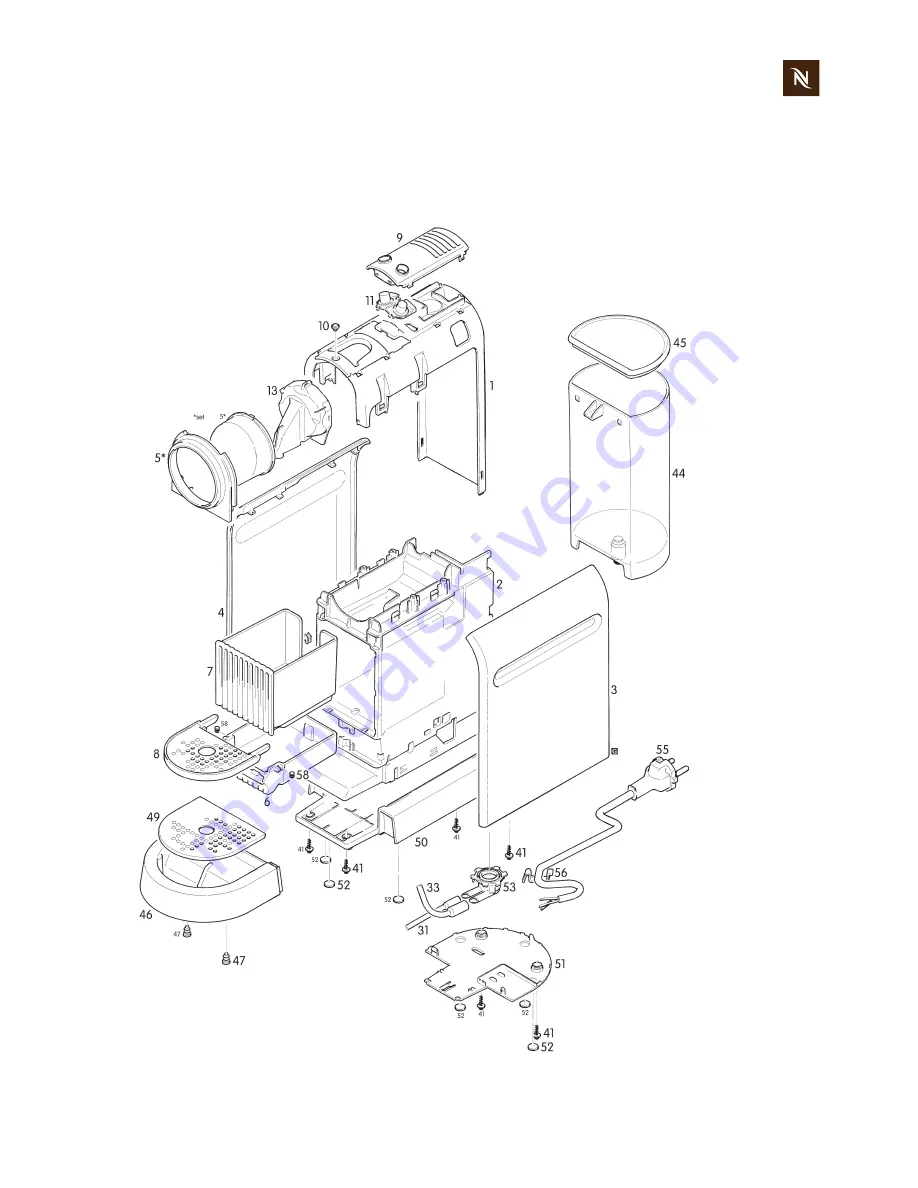 Nespresso EF 451 C 111 Service Manual Download Page 117