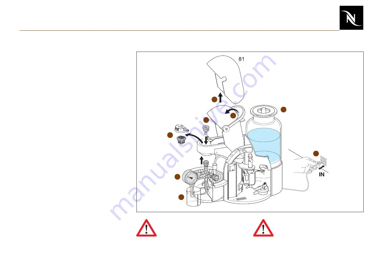 Nespresso EF 737 Service Manual Download Page 43