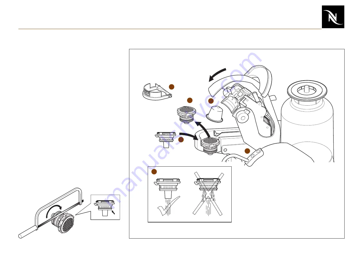 Nespresso EF 737 Service Manual Download Page 45