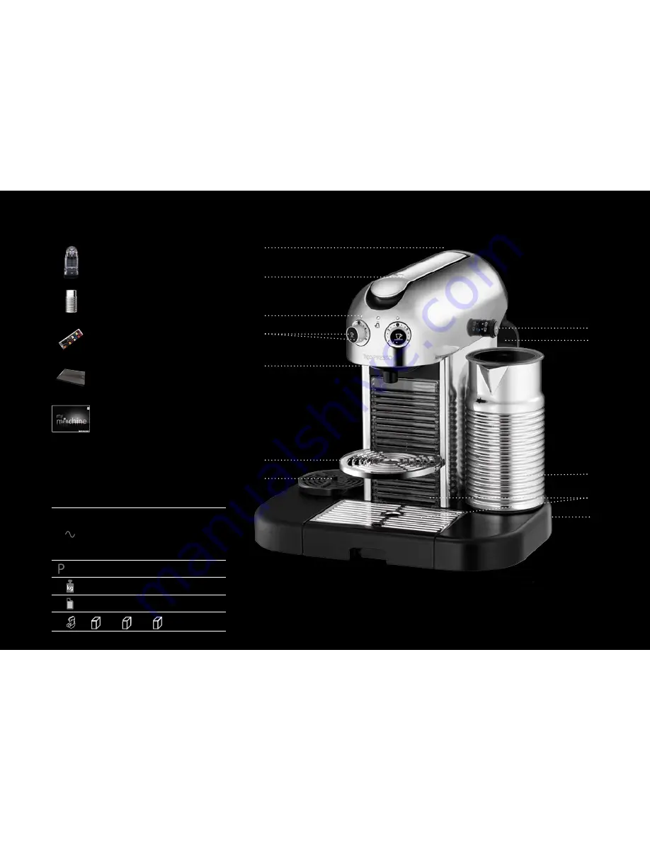 Nespresso GranMaestria B520 Instruction Manual Download Page 3