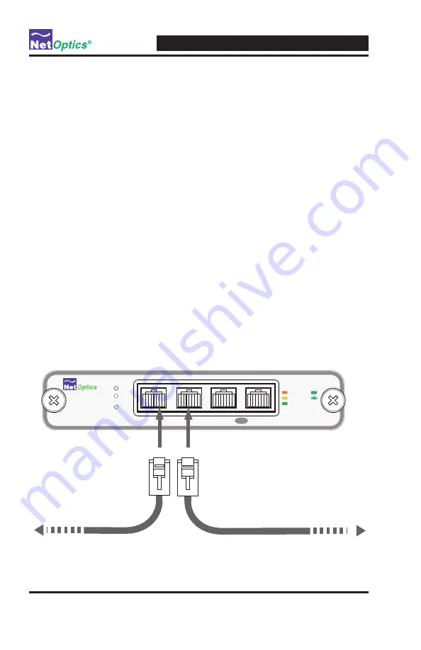 Net Optics 10/100/1000 Base Tap Installation Manual Download Page 11