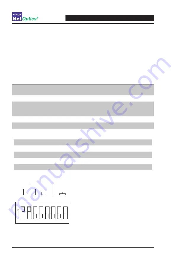 Net Optics 10/100/1000 Base Tap Installation Manual Download Page 13