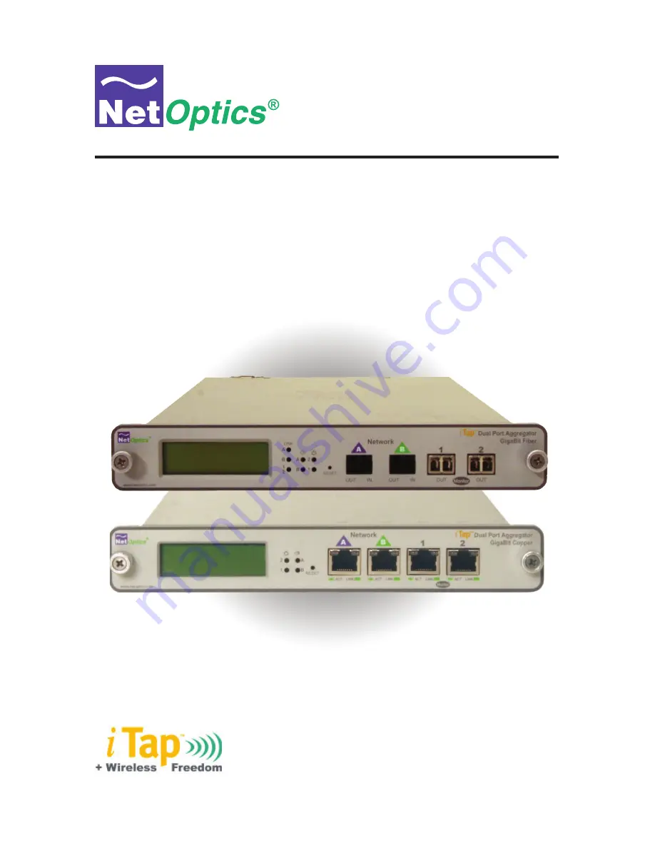 Net Optics 96542iTP User Manual Download Page 1