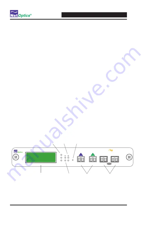 Net Optics iTap Port Aggregator Скачать руководство пользователя страница 16