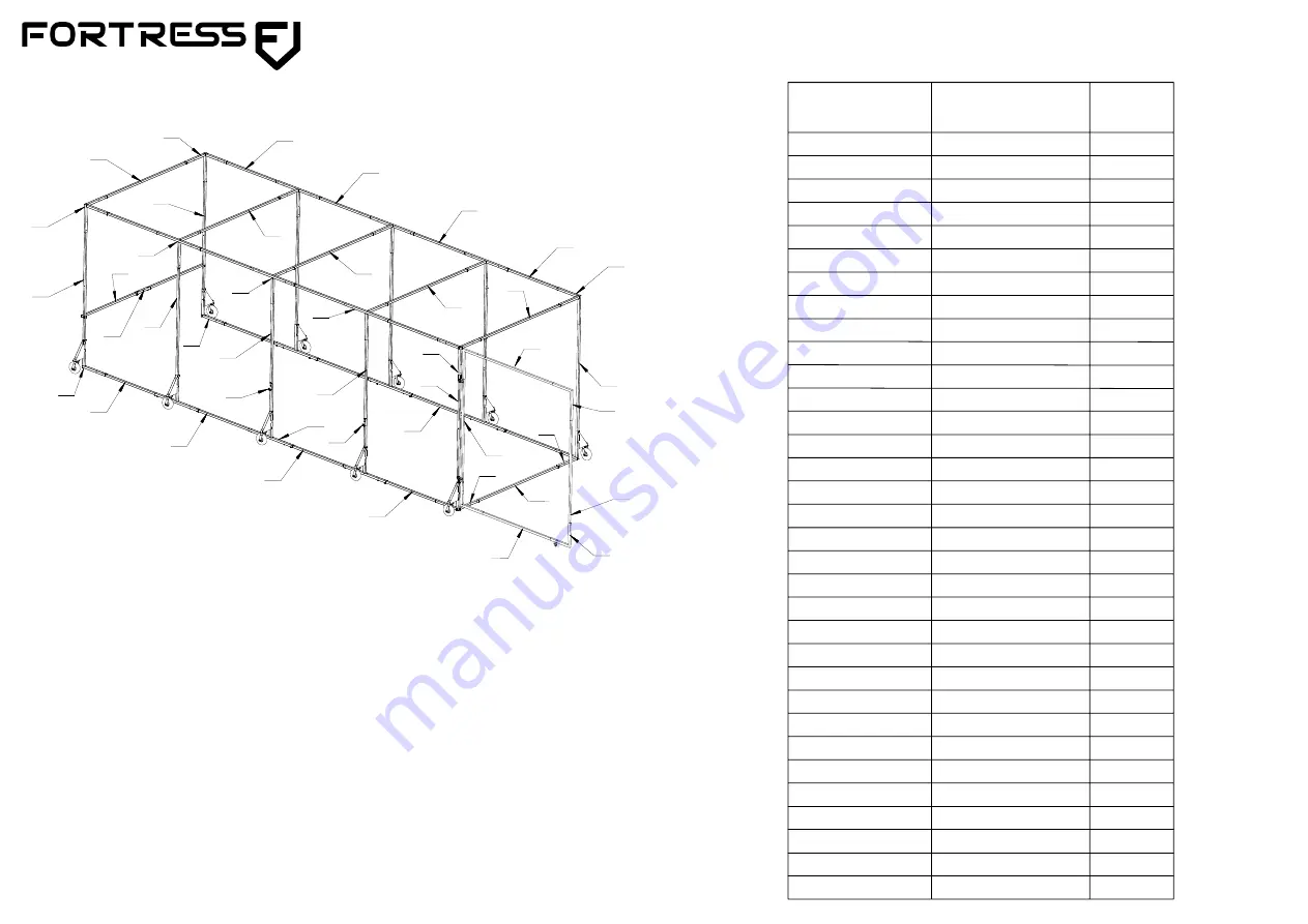 Net World Sports FORTRESS 360 BATTING CAGE - 33FT Manual Download Page 2