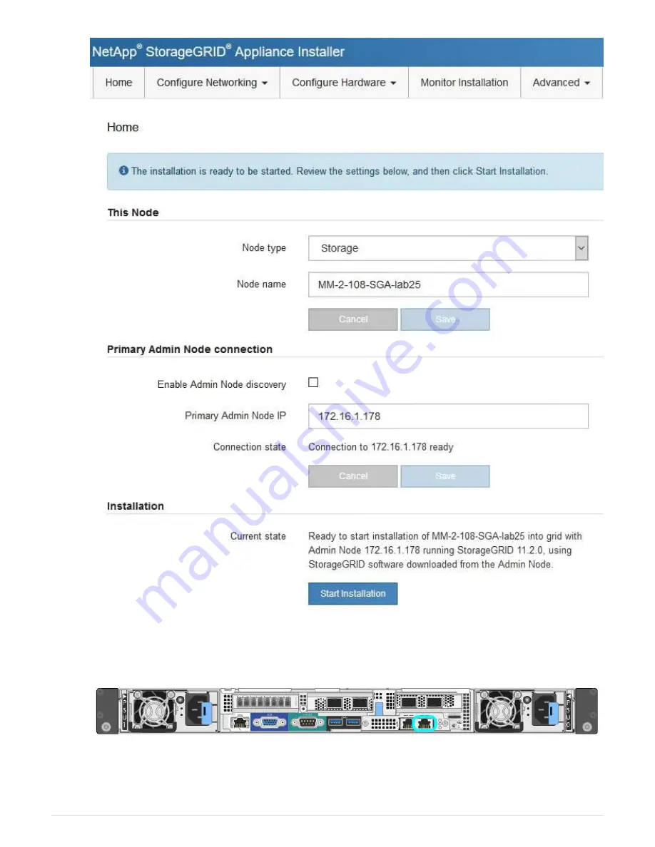 NetApp StorageGRID Webscale SG6000 Series Manual Download Page 49