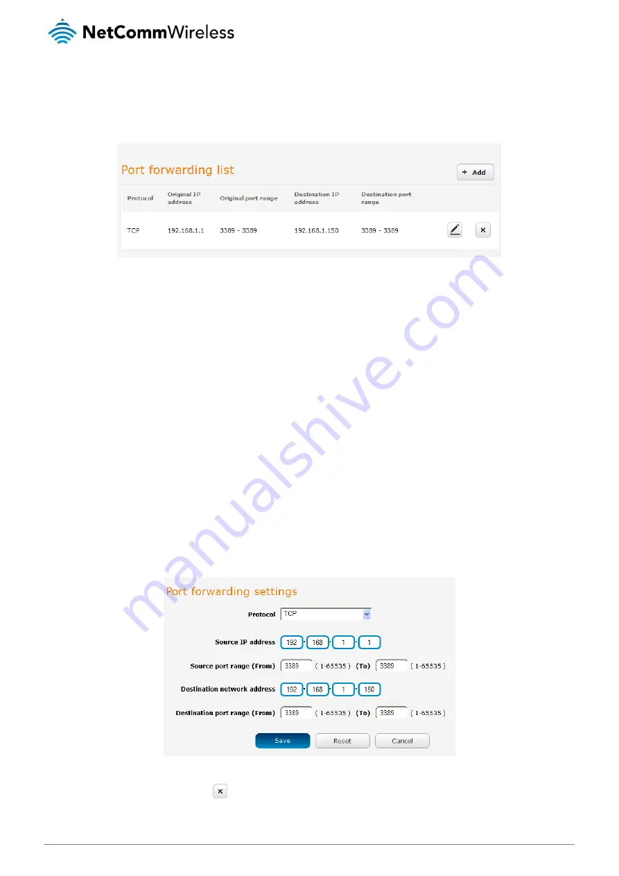 NetComm Wireless NTC-140-01 User Manual Download Page 49