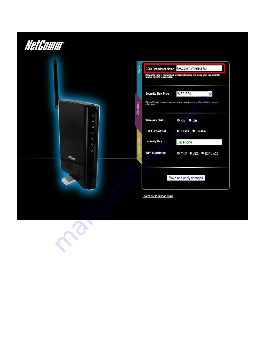 NetComm Dynalink 3G8WV Setup Manual Download Page 5