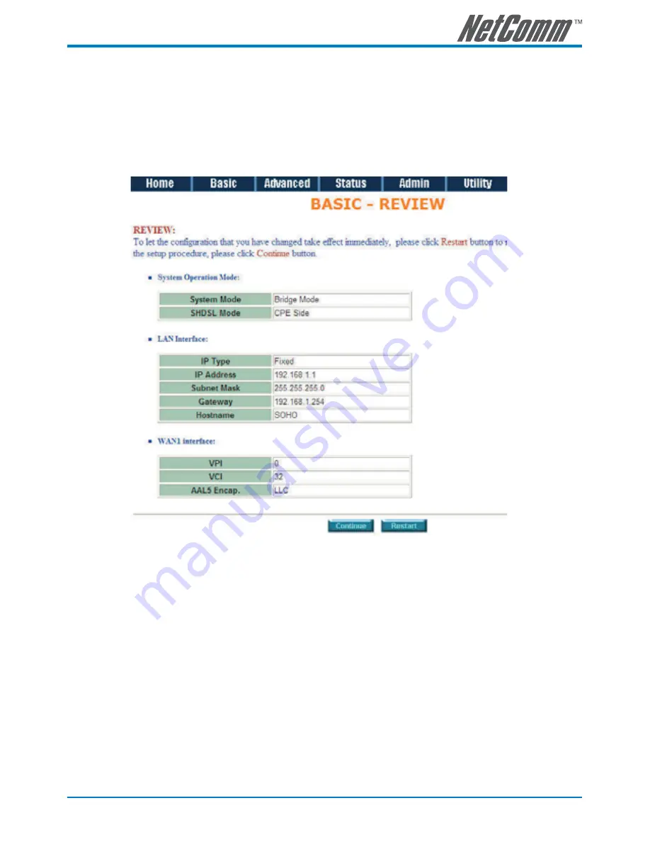 NetComm G.SHDSL 4-port Security Modem Routers NB712 User Manual Download Page 23