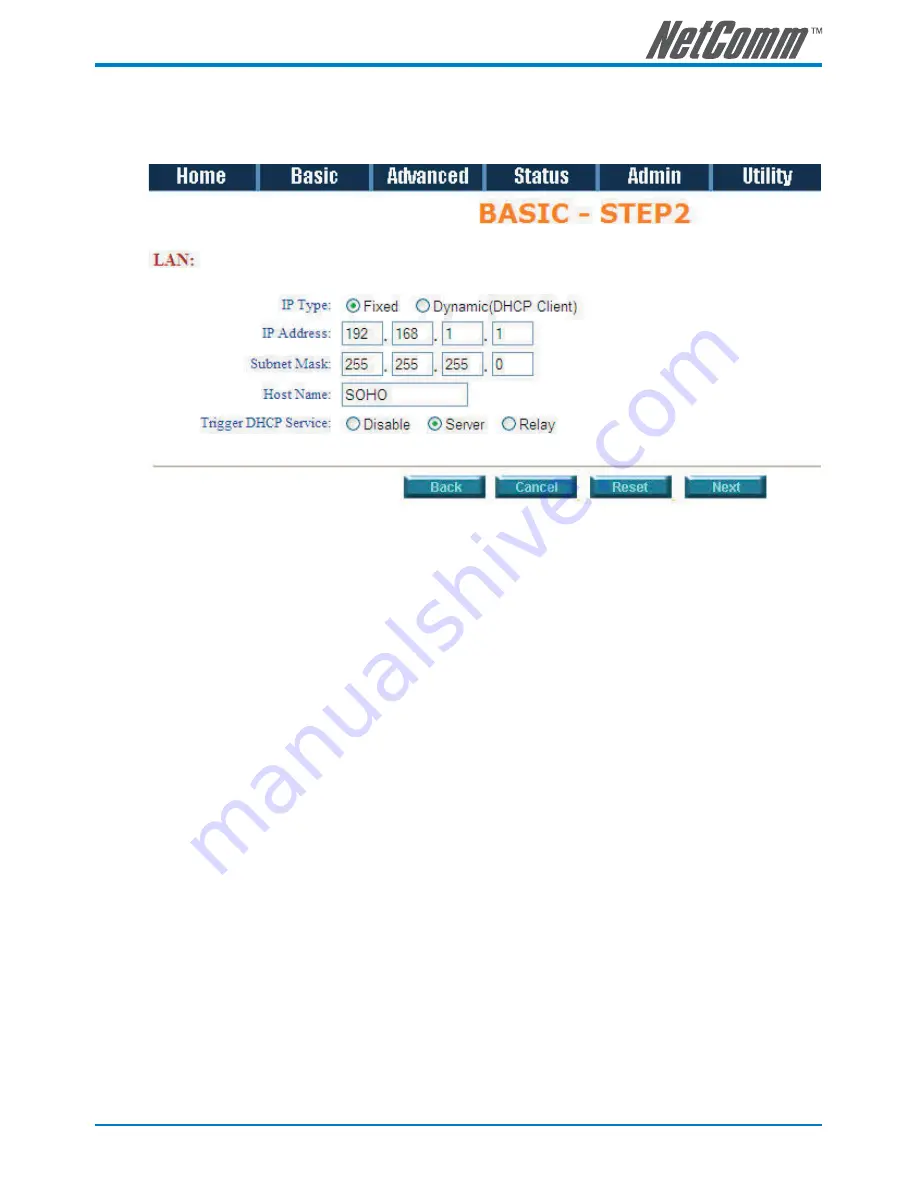 NetComm G.SHDSL 4-port Security Modem Routers NB712 User Manual Download Page 25