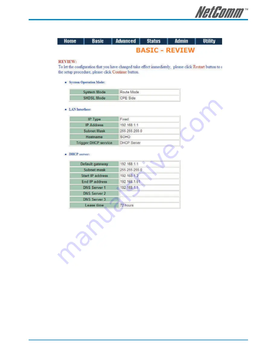 NetComm G.SHDSL 4-port Security Modem Routers NB712 User Manual Download Page 33