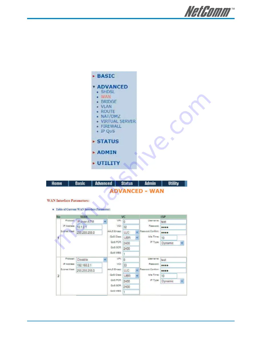 NetComm G.SHDSL 4-port Security Modem Routers NB712 User Manual Download Page 37