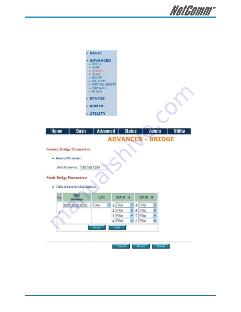 NetComm G.SHDSL 4-port Security Modem Routers NB712 User Manual Download Page 39