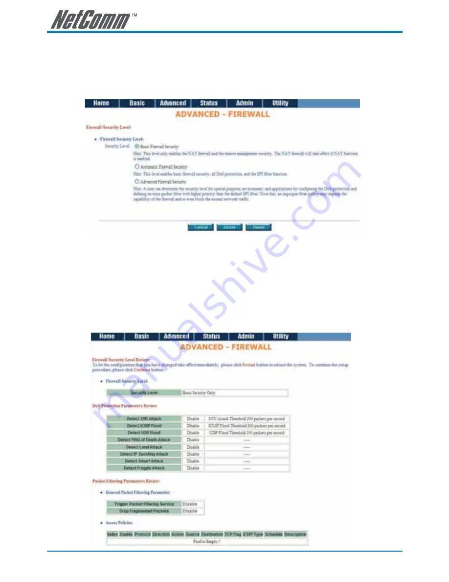 NetComm G.SHDSL 4-port Security Modem Routers NB712 User Manual Download Page 48