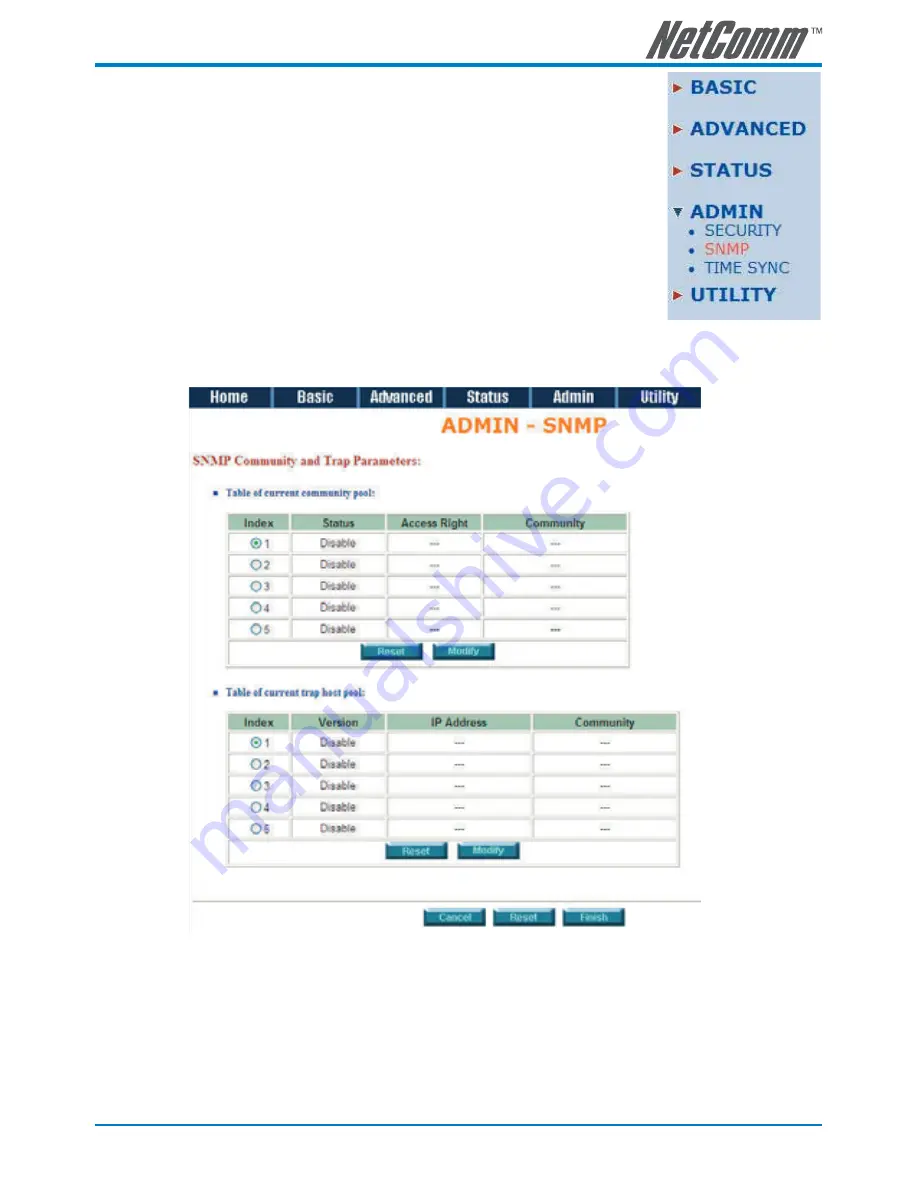 NetComm G.SHDSL 4-port Security Modem Routers NB712 User Manual Download Page 61