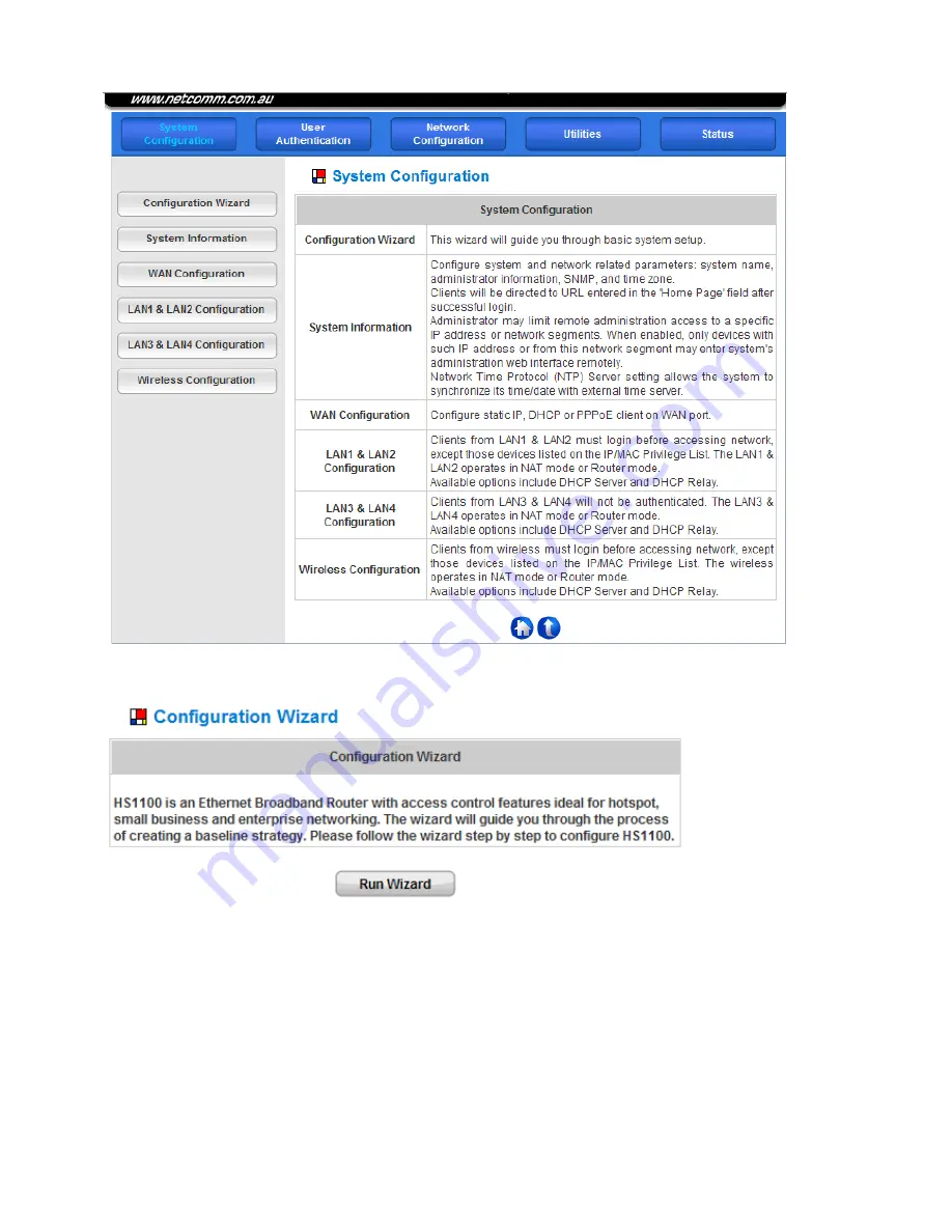 NetComm HS1100 User Manual Download Page 11