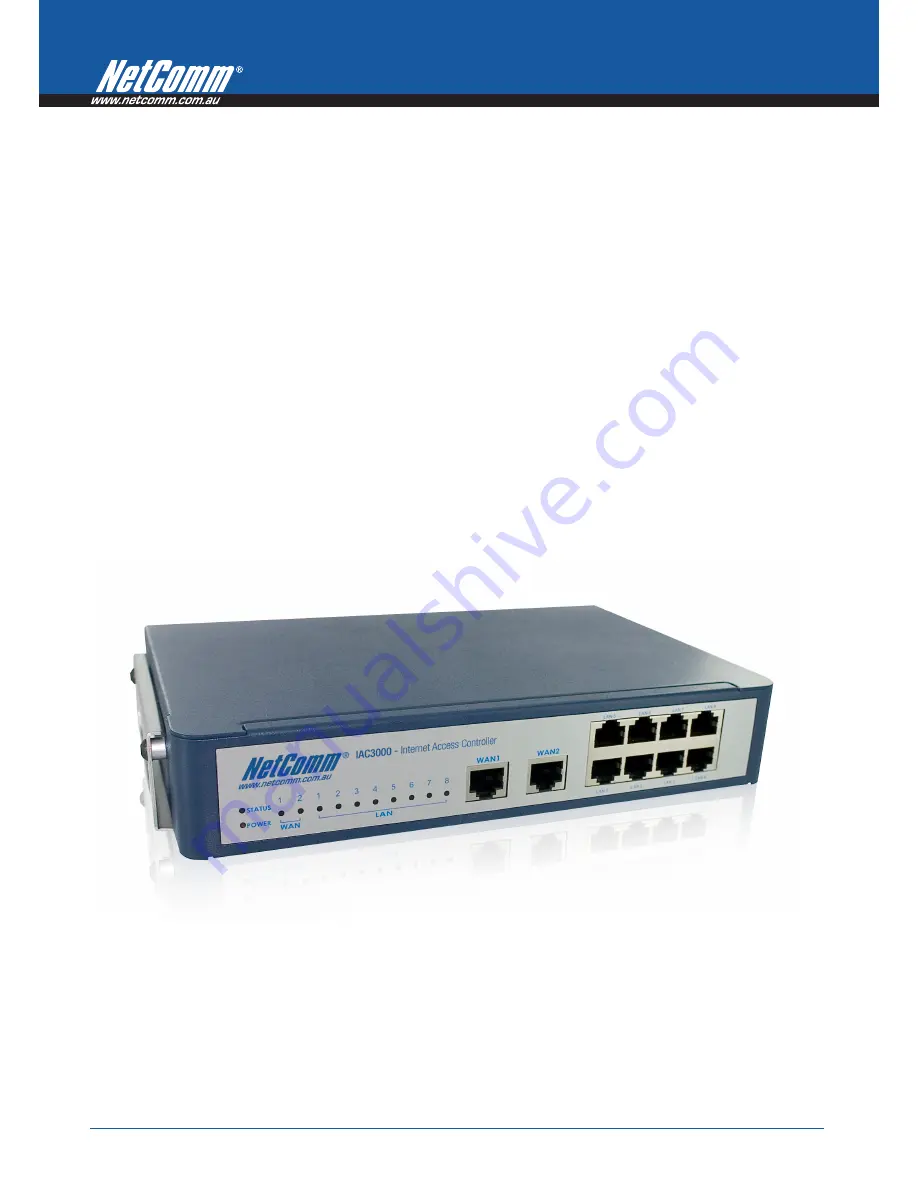 NetComm IAC3000 User Manual Download Page 1