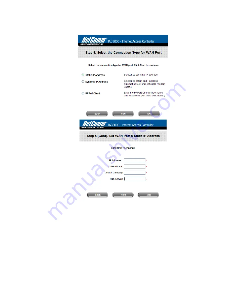 NetComm IAC3000 User Manual Download Page 18