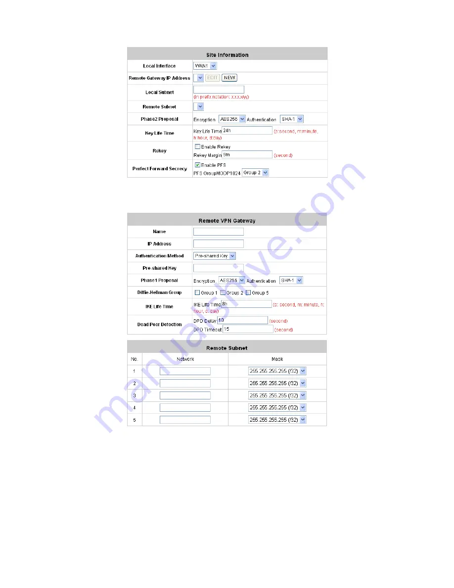 NetComm IAC3000 User Manual Download Page 124