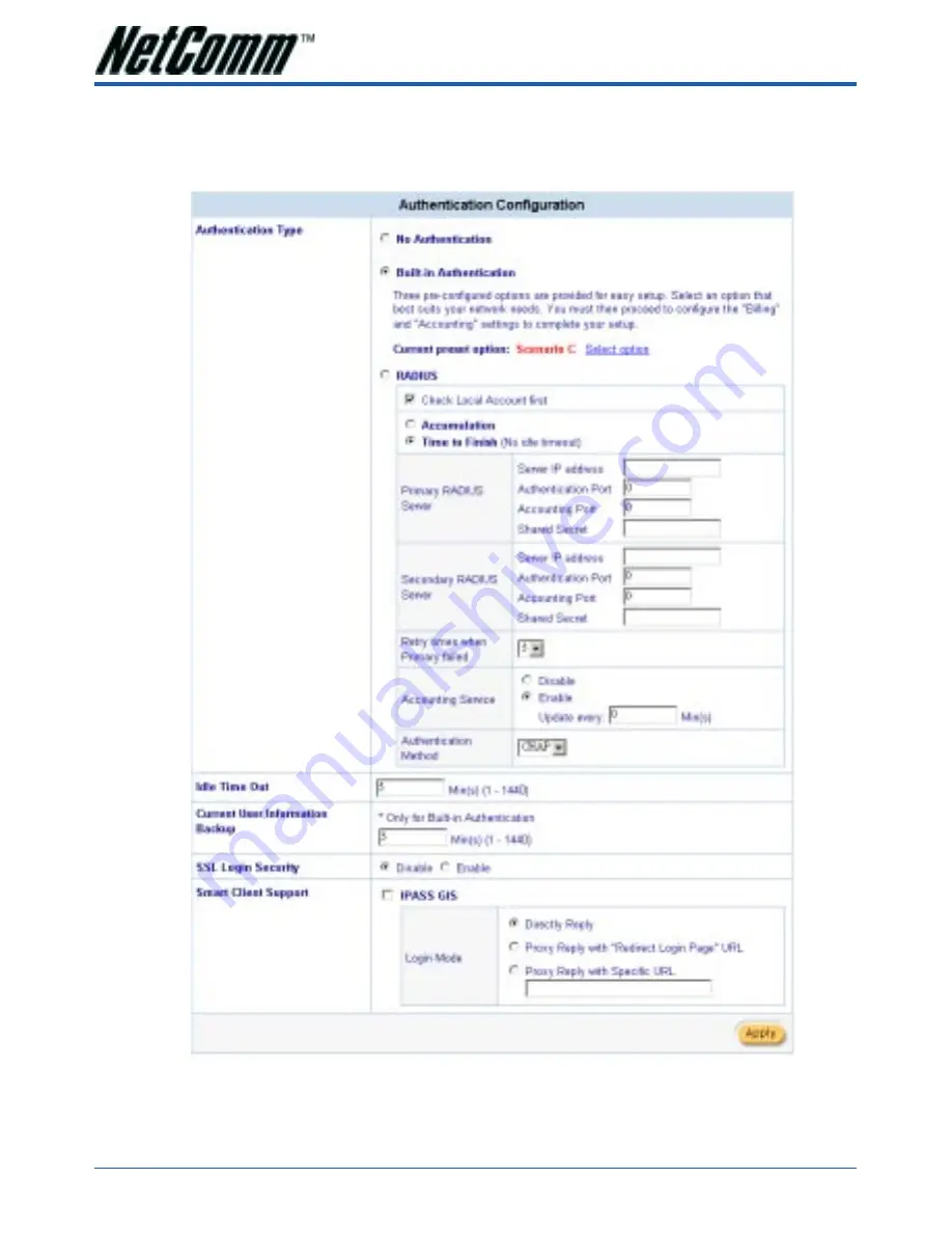 NetComm IAC4000 User Manual Download Page 44