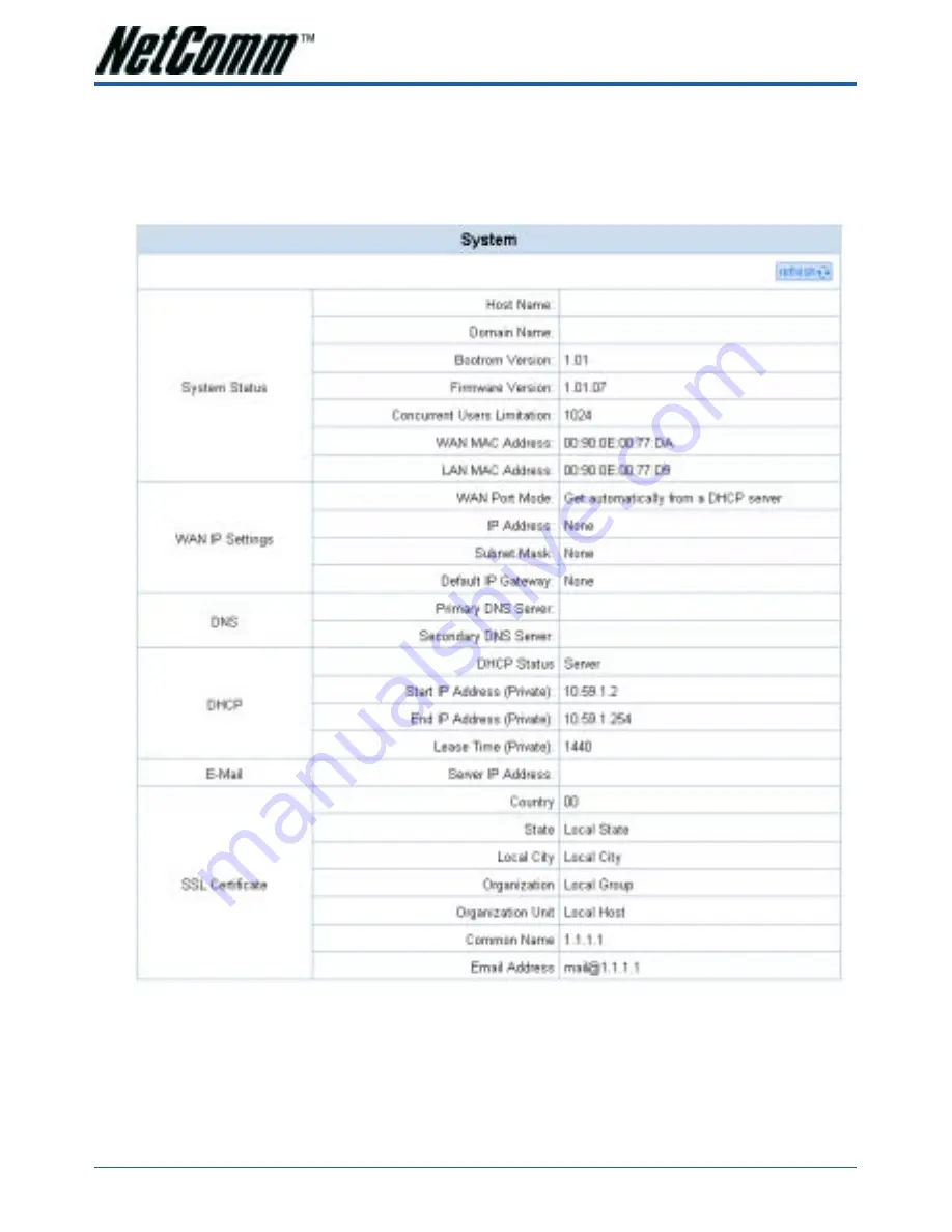 NetComm IAC4000 User Manual Download Page 110