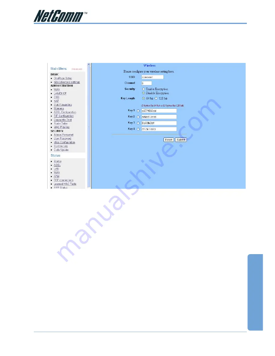 NetComm NB1300Plus4 Скачать руководство пользователя страница 65