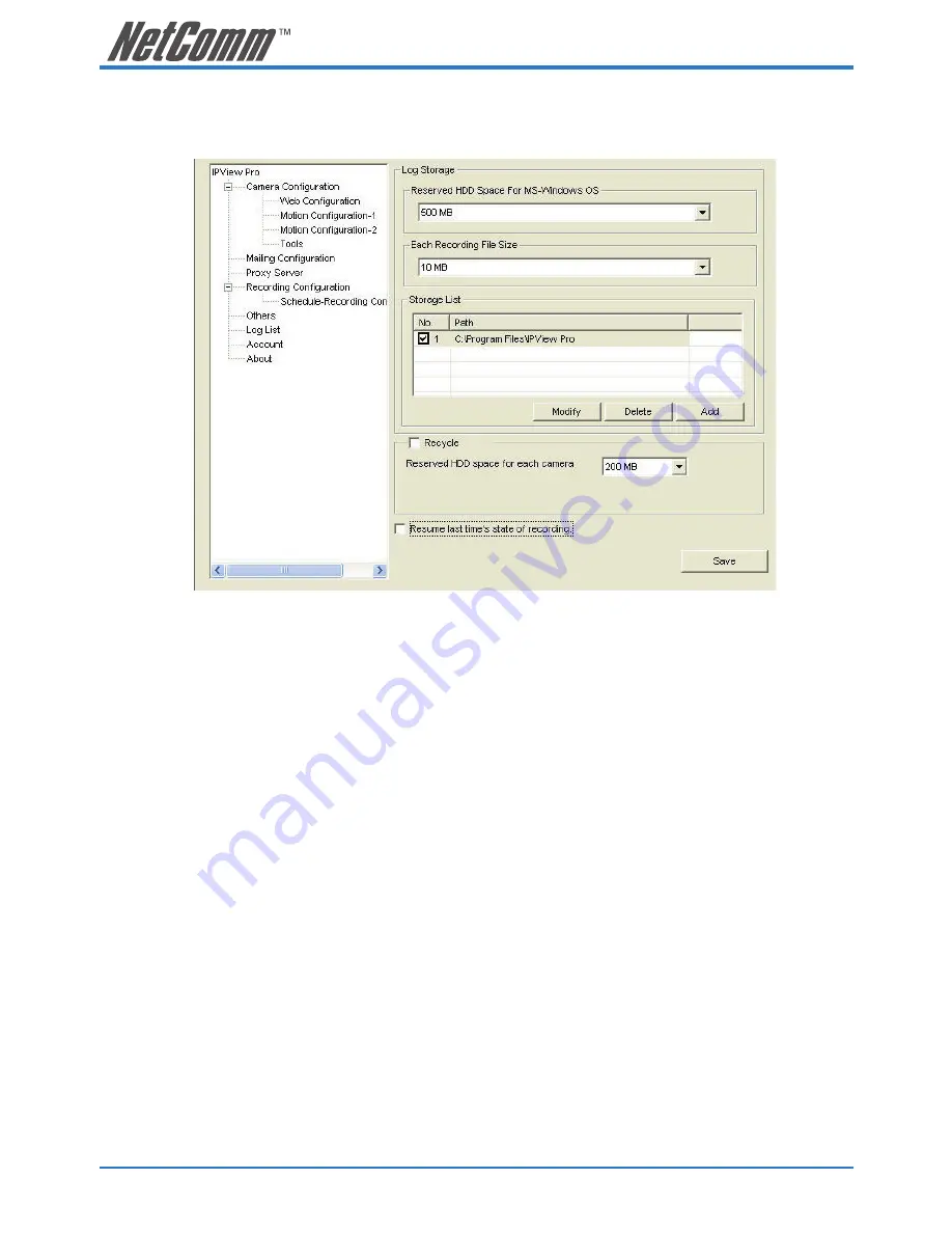 NetComm NS380 User Manual Download Page 54