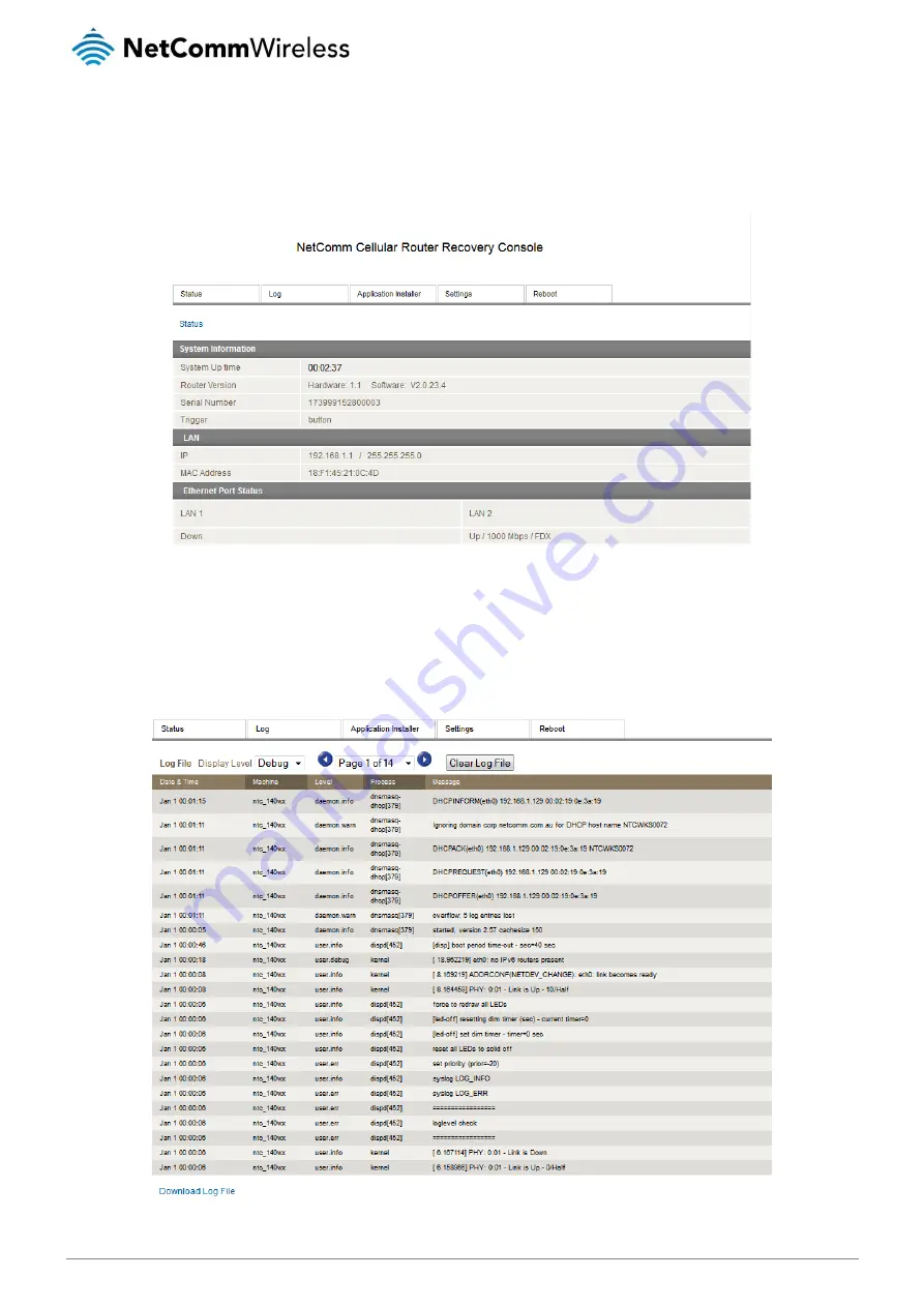 NetComm NTC-140-02 User Manual Download Page 138