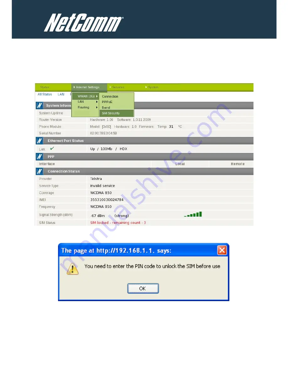 NetComm NTC-5908 Quick Start Manual Download Page 12