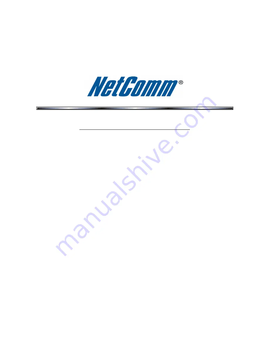 NetComm RTA1030W Manual Download Page 1