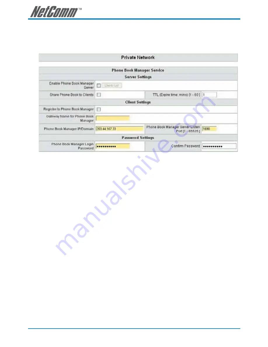 NetComm SmartVoice V404 Скачать руководство пользователя страница 38