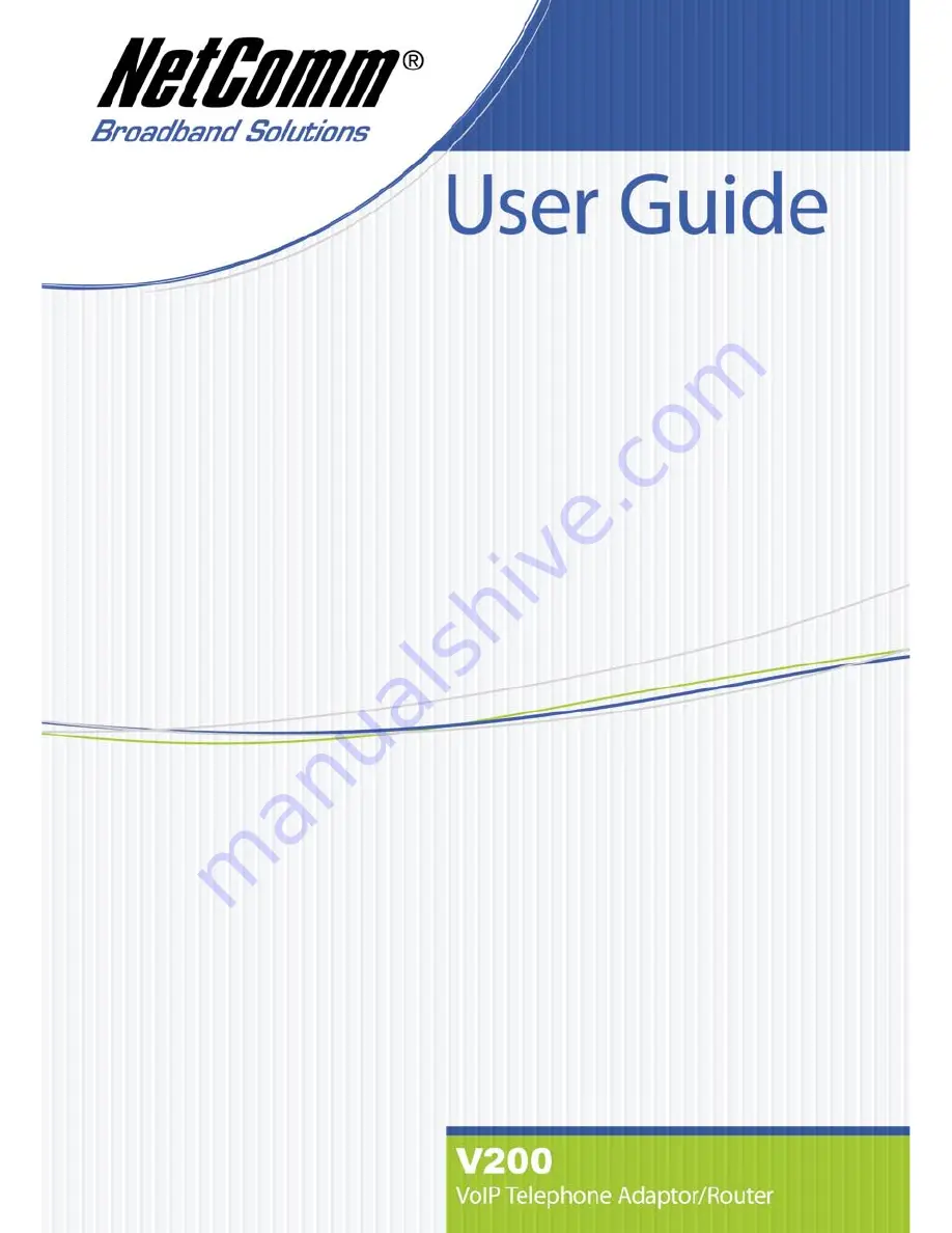 NetComm V200 User Manual Download Page 1